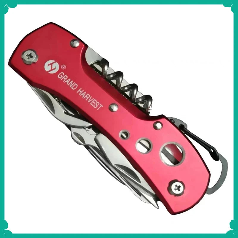 Multitool Knife 11 In 1 Fold Gear Knife Swiss Survive Pocket Hunting Outdoor Camping Survival Multifunctional Folding Knife