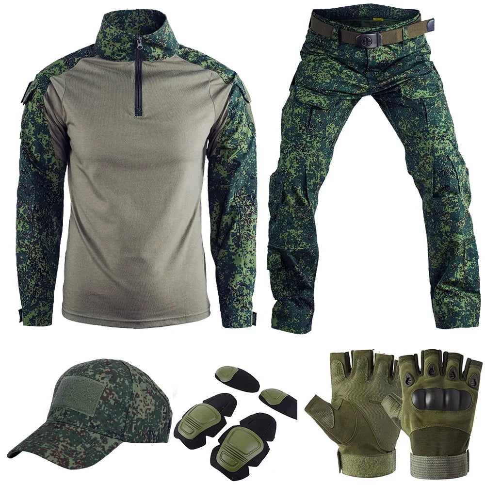 Tactical Combat Uniform sets - Military Camo Suit