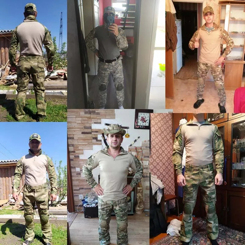 Tactical Combat Uniform sets - Military Camo Suit