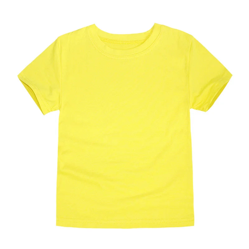 Classic T-shirts for Boys or Girls Cotton Short Sleeve Children's Kids 2 to 14 Years old
