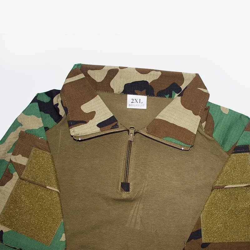 Tactical Combat Shirt - Military-Grade Camo Uniform Top