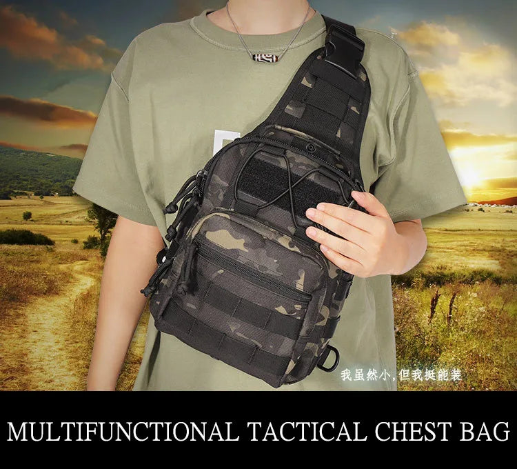 Tactical Sling Chest Bag - Military EDC Shoulder Pack