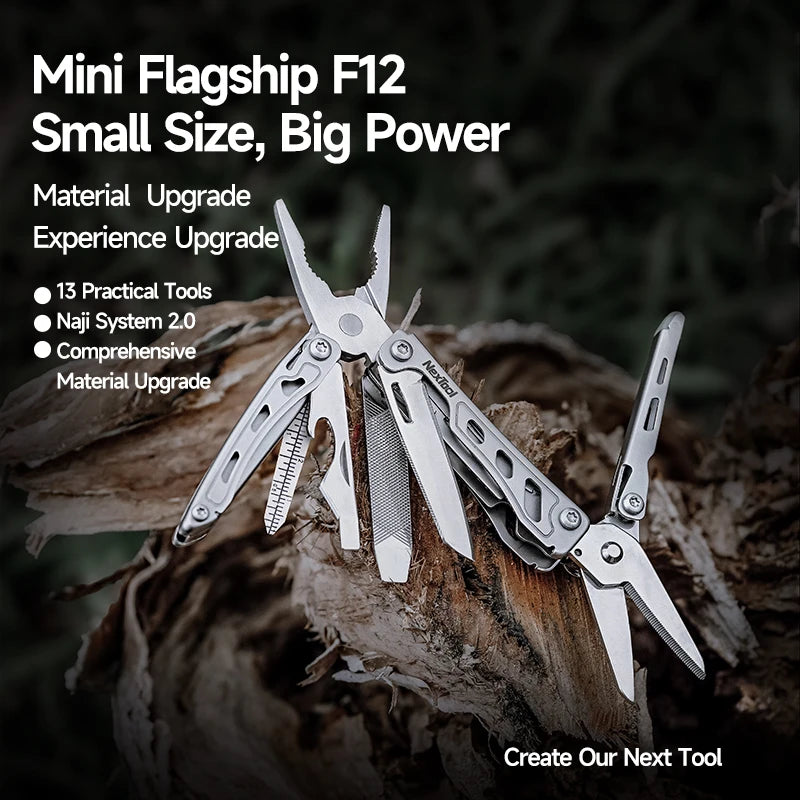 NexTool F12 Keychain Multi-Tool - 13-in-1 EDC