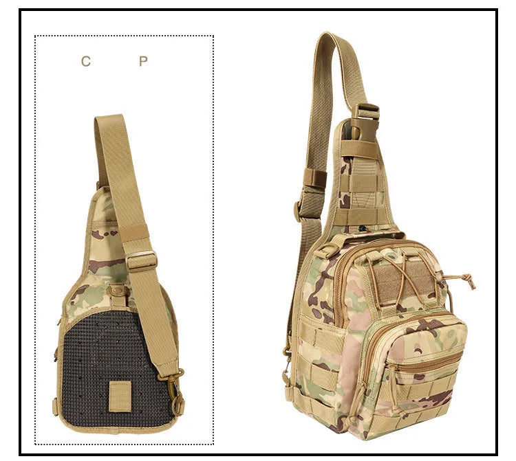 Tactical Sling Chest Bag - Military EDC Shoulder Pack