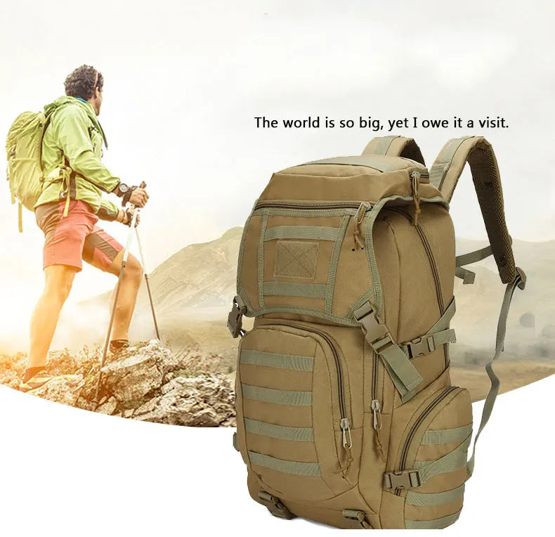 Military-Grade MOLLE Rucksack