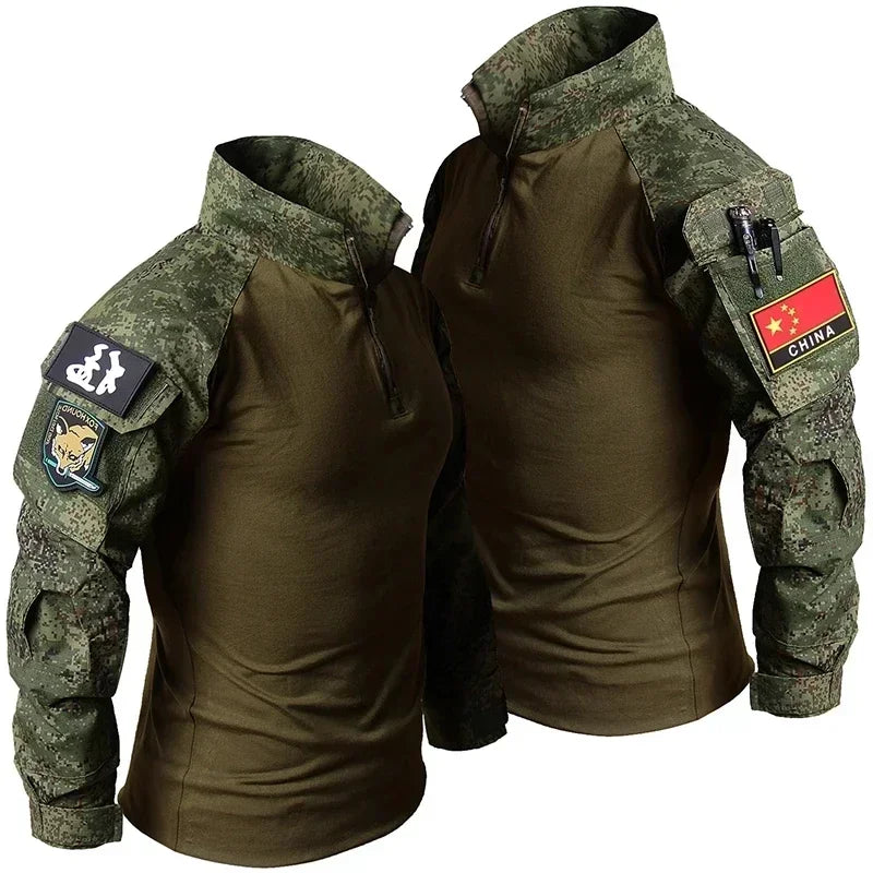 Military Tactical Uniform Set - Combat Shirt & Cargo Pants