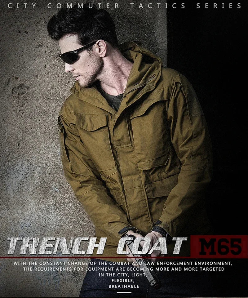 M65 Tactical Field Jacket - Military Waterproof Combat Coat