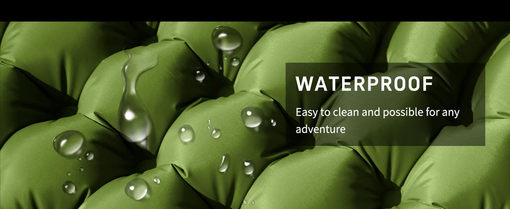 Double Sleeping Pad 4" Thick for 2 Person with Pillow Built-in Foot Pump Inflatable Mattress for Backpacking Hiking