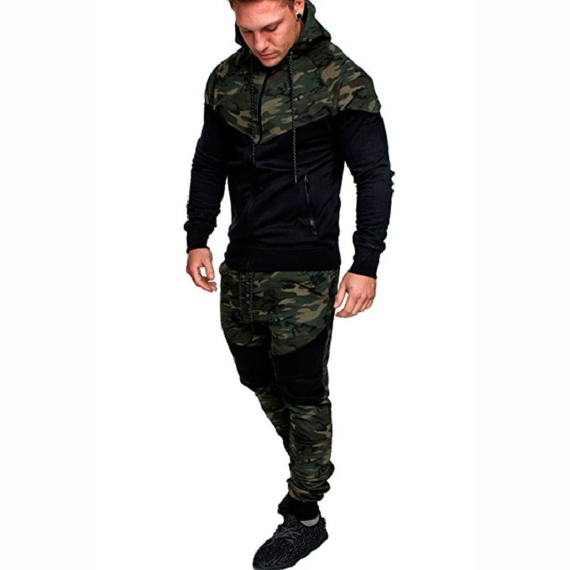 Tactical Performance Hoodie Set - Military-Style Training Gear