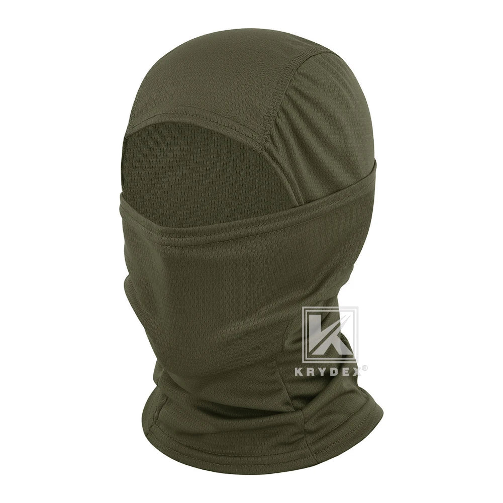 KRYDEX Tactical Face Mask Balaclava Camouflage Full Head Wrap Quick Dry Neck Gaiter UV Protection Hood for Cycling, Hiking