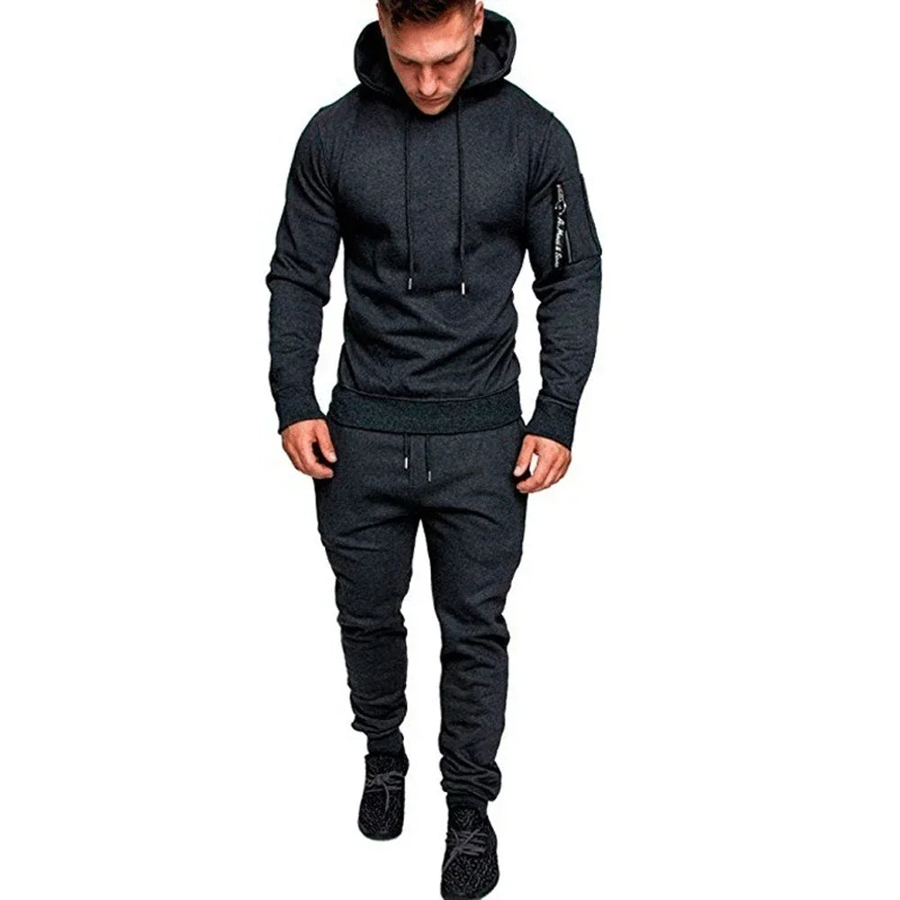 Tactical Performance Hoodie Set - Military-Style Training Gear