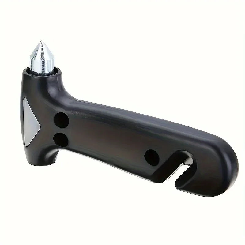 Emergency Car Safety Hammer – 2‑in‑1 Window Breaker & Seatbelt Cutter