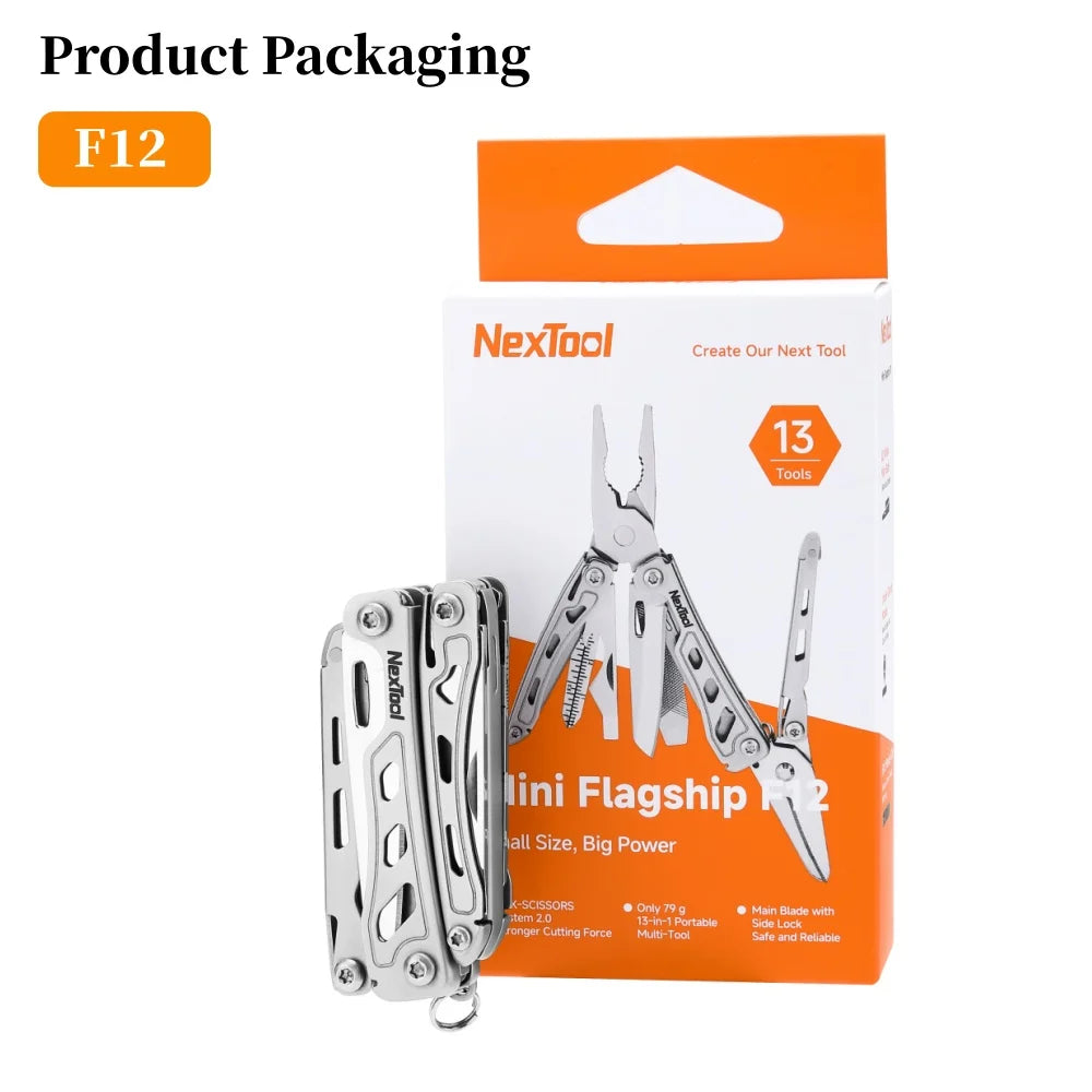NexTool F12 Keychain Multi-Tool - 13-in-1 EDC