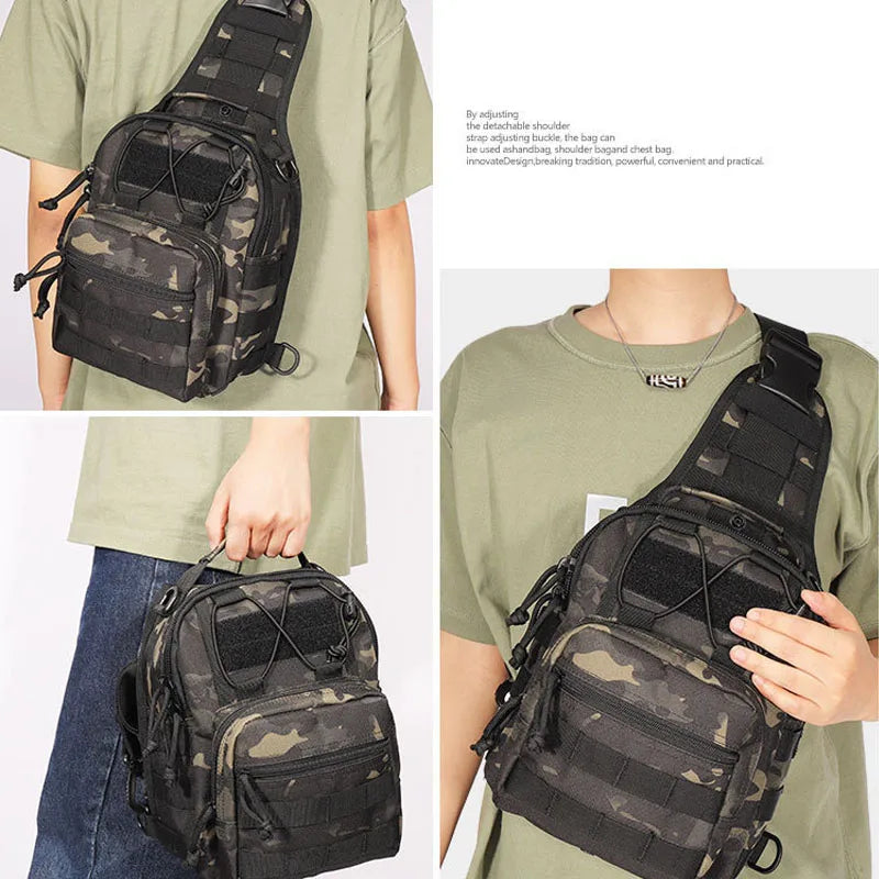 Tactical Sling Chest Bag - Military EDC Shoulder Pack