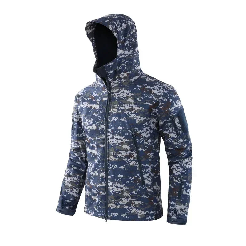 Hiking Jackets Camouflage Hunting Tactical Jacket Autumn Winter Shark Skin Soft Shell Waterproof Jacket Windbreaker