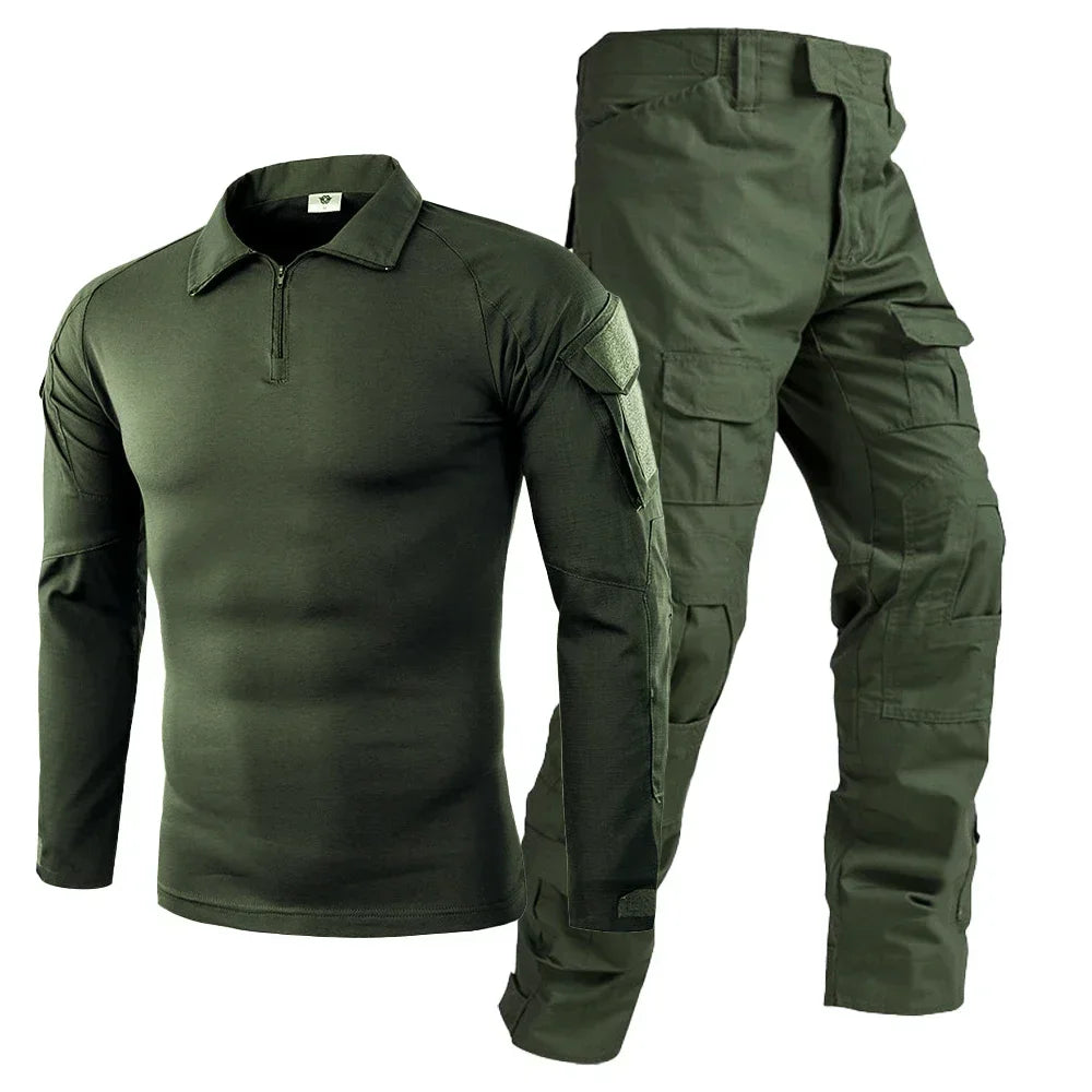 Tactical Uniform Milit Outdoor Camouflage Sets. available in Suit Combat Shirts Pants Men Training  Hunting Clothes Sets