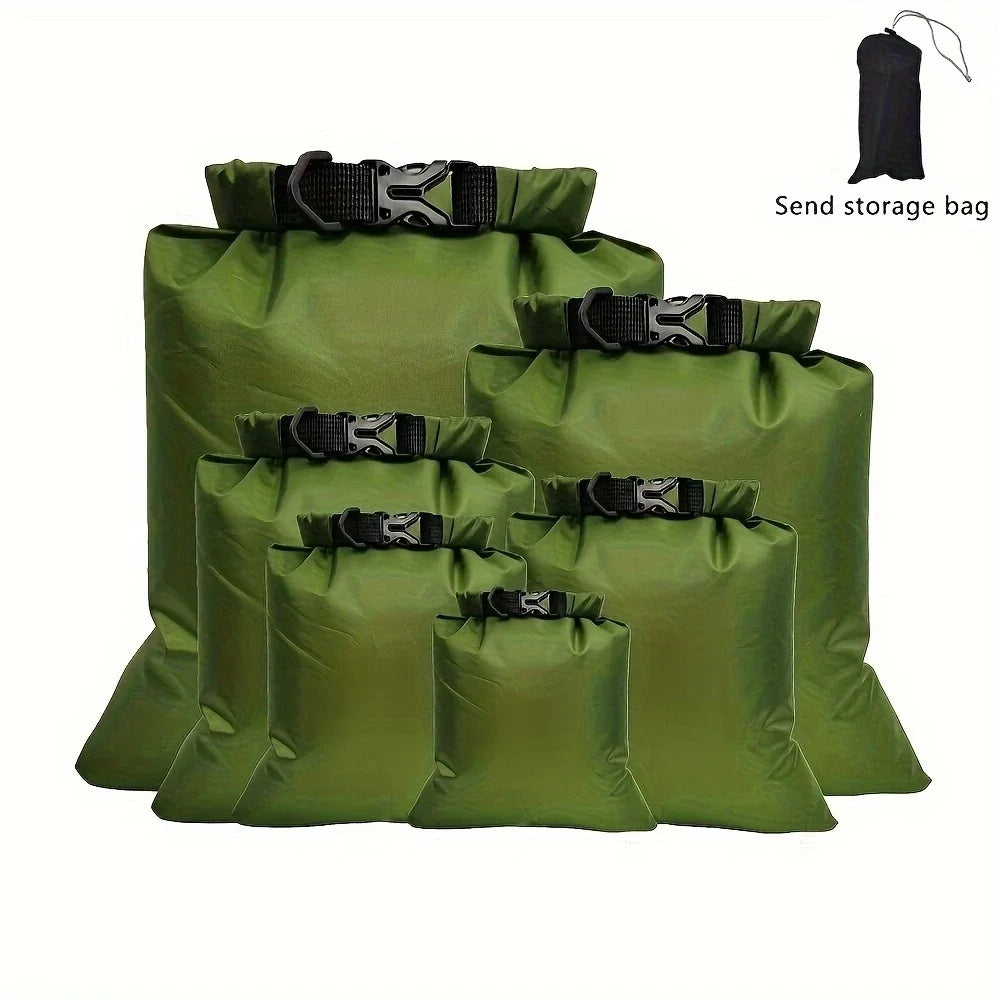 Keep your gear dry when conditions don’t cooperate. Lightweight, packable, and built for real-world use, this 6-piece set of waterproof bags protect and organize what matters—so you stay focused, not scrambling.