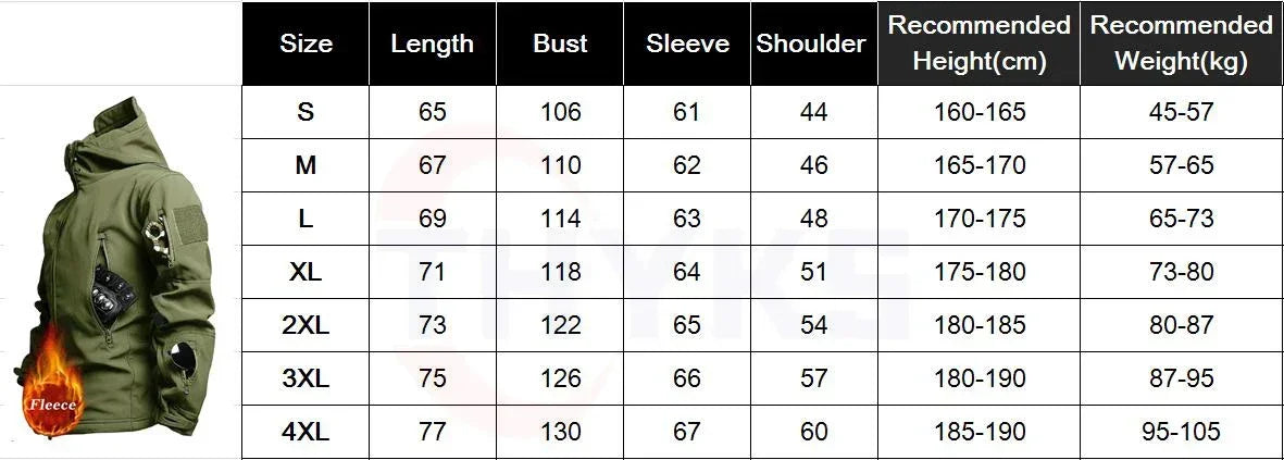 WOLF ENEMY Tactical Winter Set - Sharkskin Waterproof Combat Suit