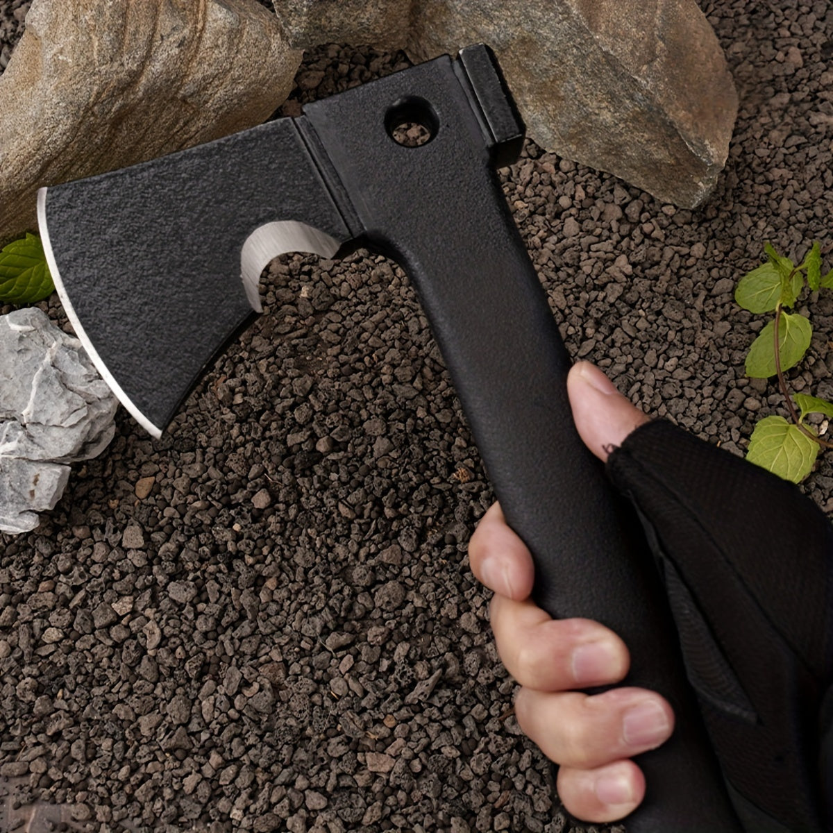 Camping outdoor axe multi-functional set camping fire axe high hardness tactical mountain axe hammer cut