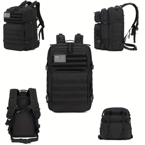 30L MOLLE Tactical Backpack - Military Daypack with Expansion System