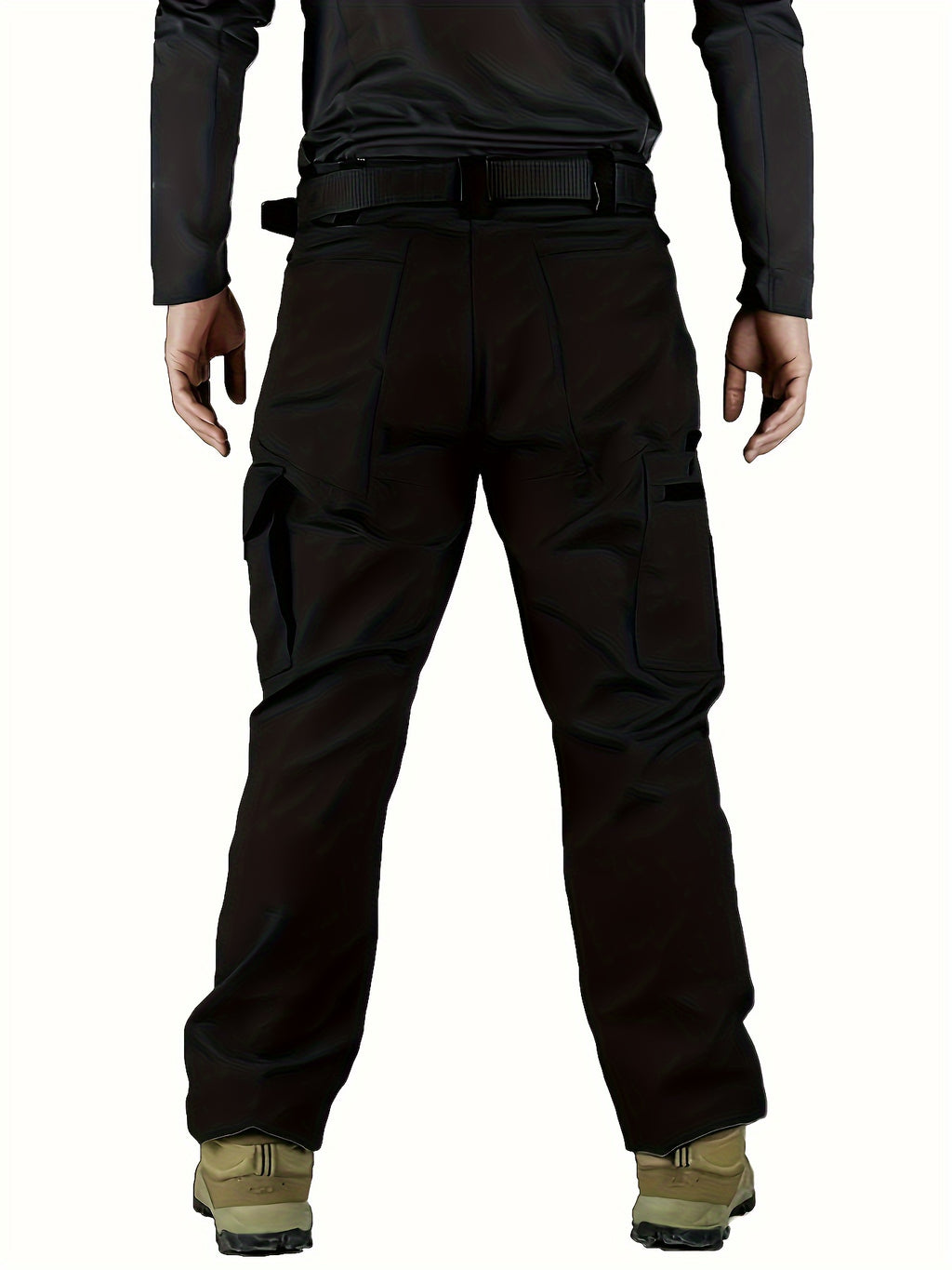 Men's Tactical Pants, Wear-resistant Quick-drying Multi-pocket Cargo Pants For Outdoor Hiking Trekking (Belt Not Included)