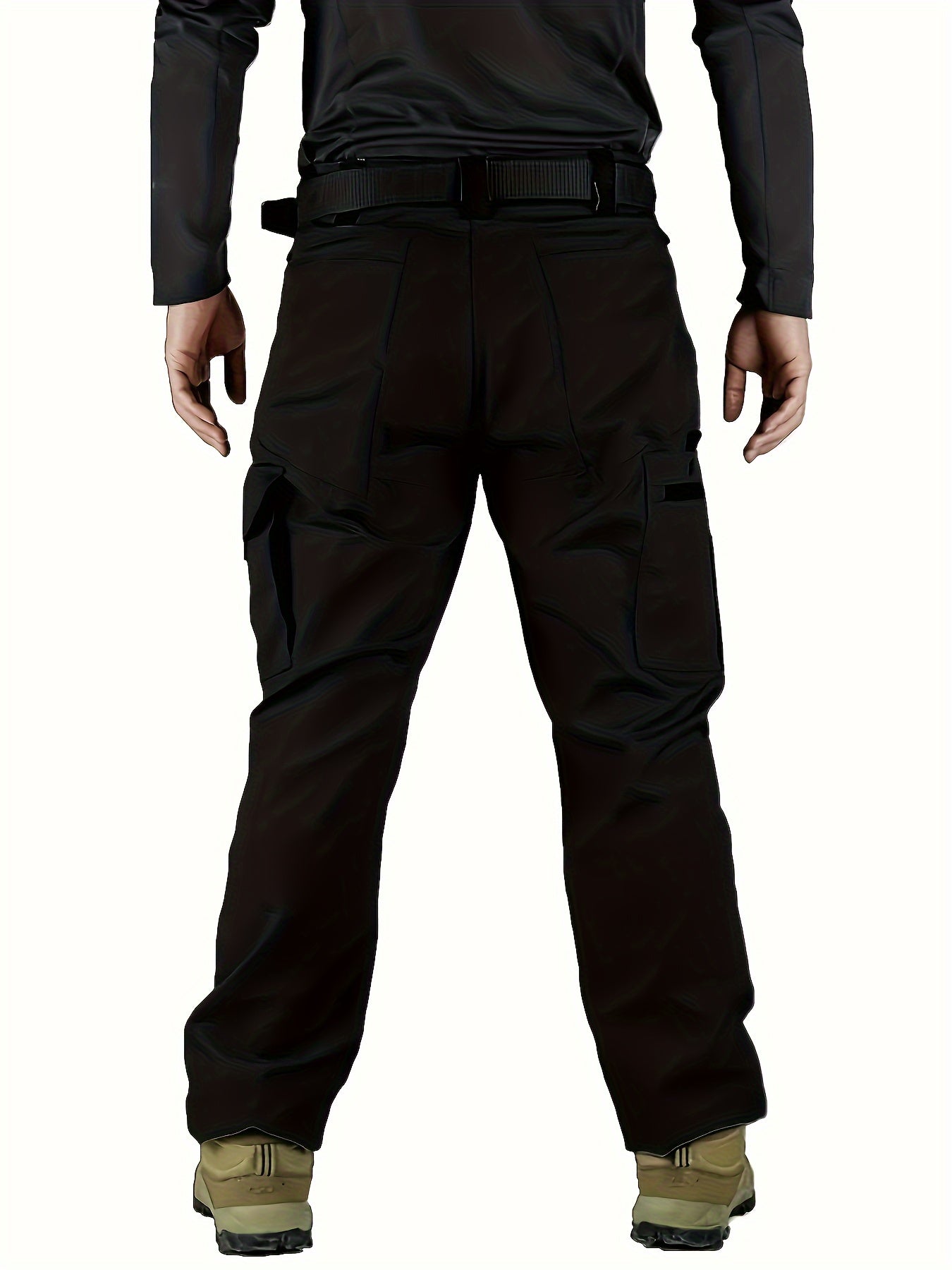Men's Tactical Pants, Wear-resistant Quick-drying Multi-pocket Cargo Pants For Outdoor Hiking Trekking (Belt Not Included)
