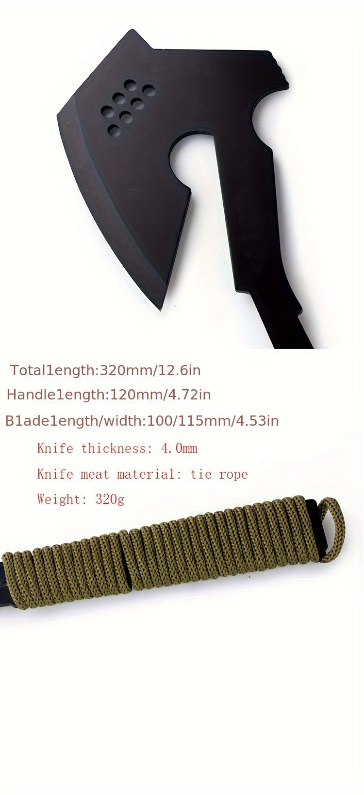 Tactical Camping Axe - Multifunctional Survival Tool