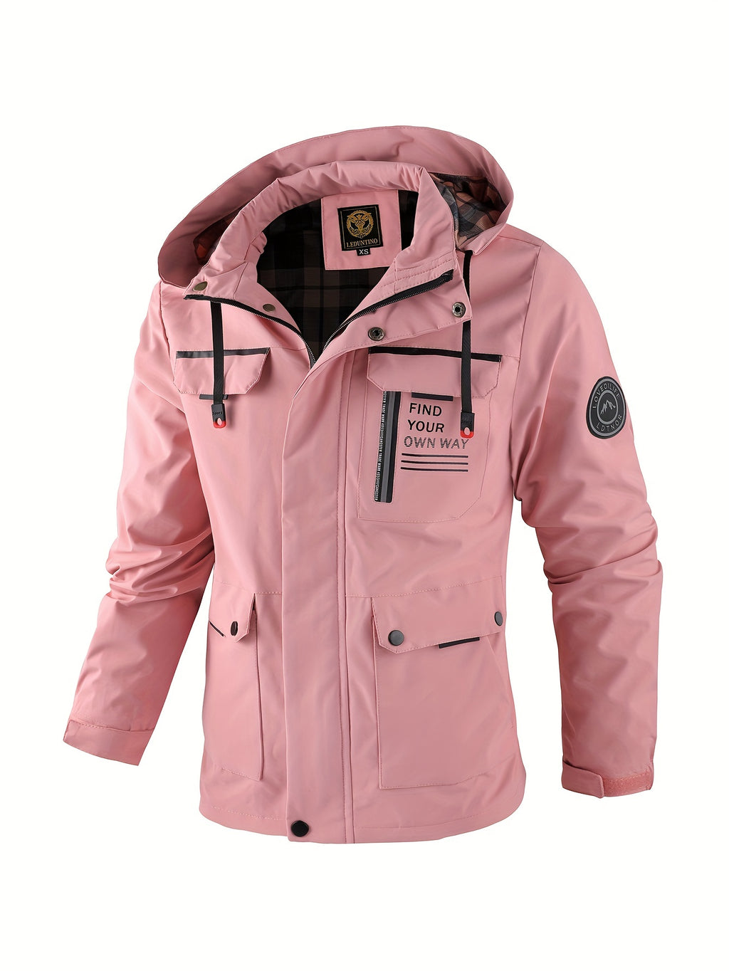 Hooded Windbreaker Jacket - Lightweight Pilot Style for Spring & Fall