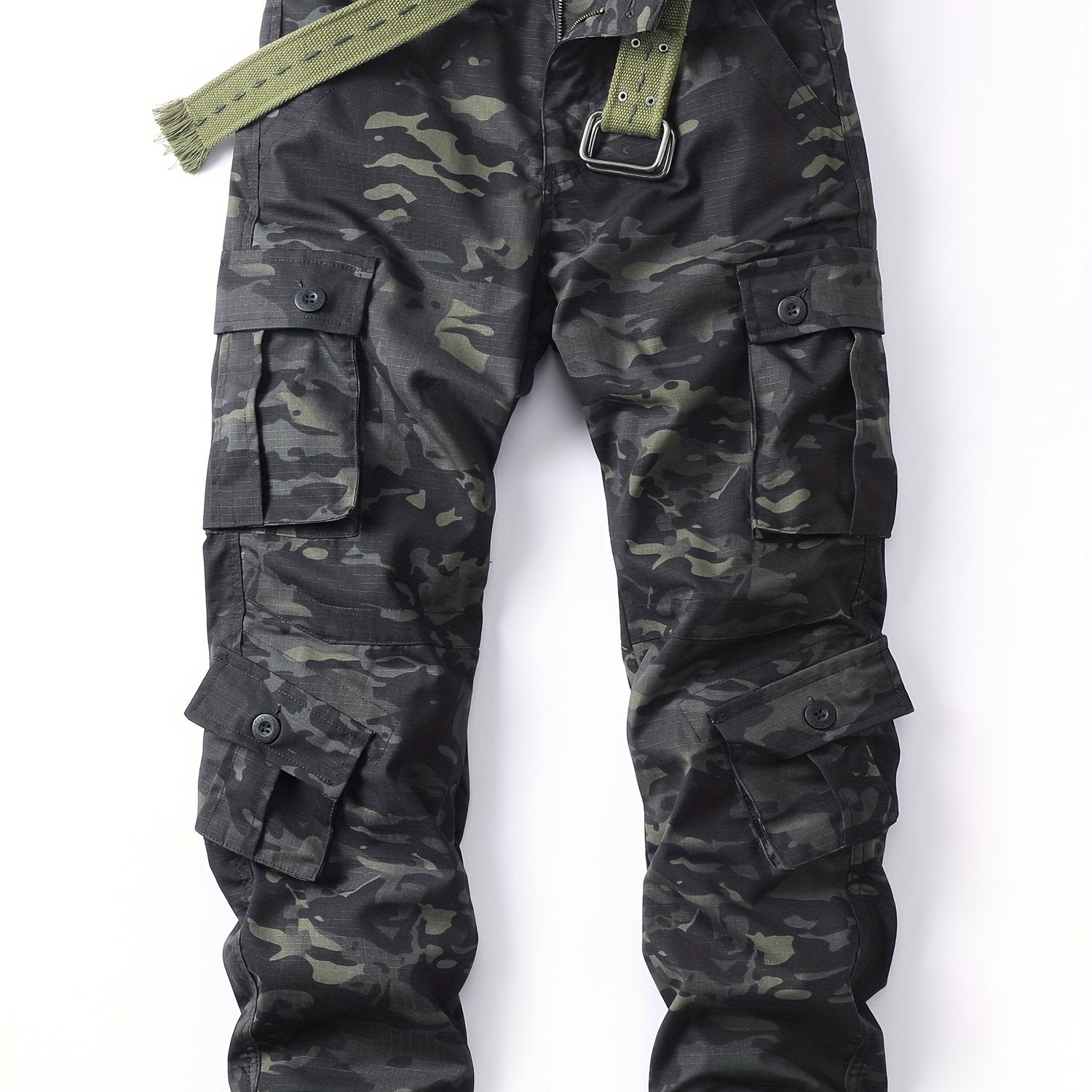 Tactical Camo Cargo Pants - Military Multi-Pocket Combat Trousers