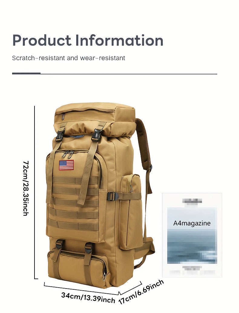 MOLLE 3-Day Assault Pack - Tactical Military Backpack 80L