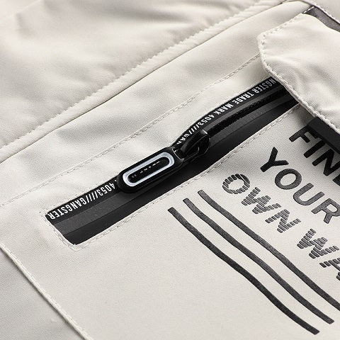 Hooded Windbreaker Jacket - Lightweight Pilot Style for Spring & Fall