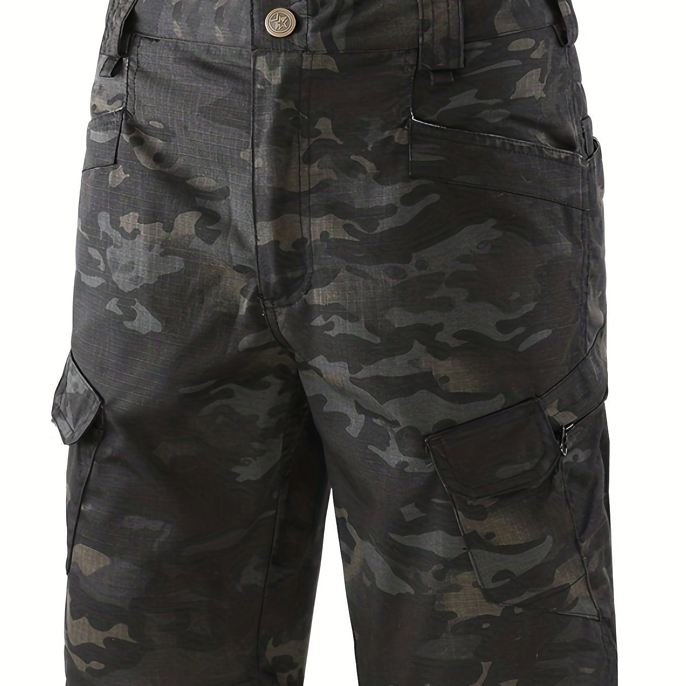 Tactical Cargo Shorts - 10-Pocket Military Outdoor Combat Shorts