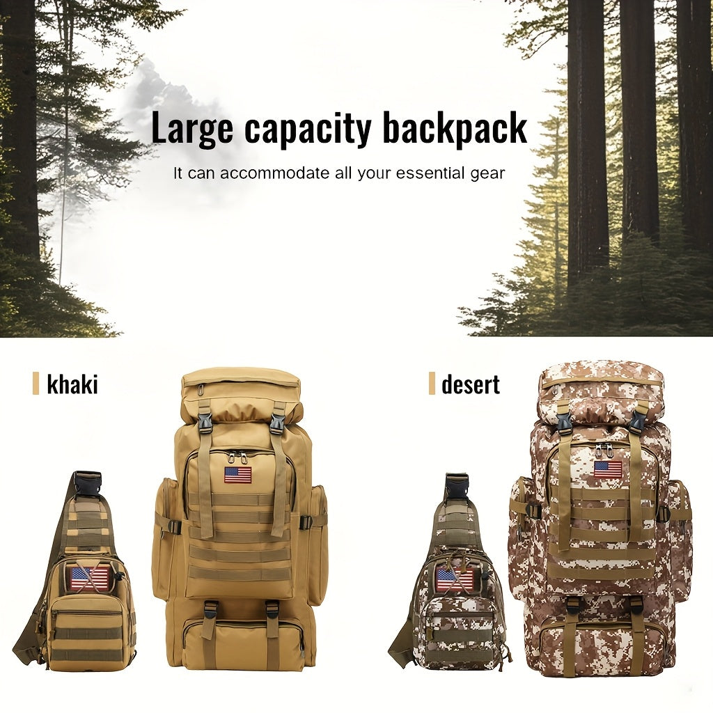 MOLLE 3-Day Assault Pack - Tactical Military Backpack 80L