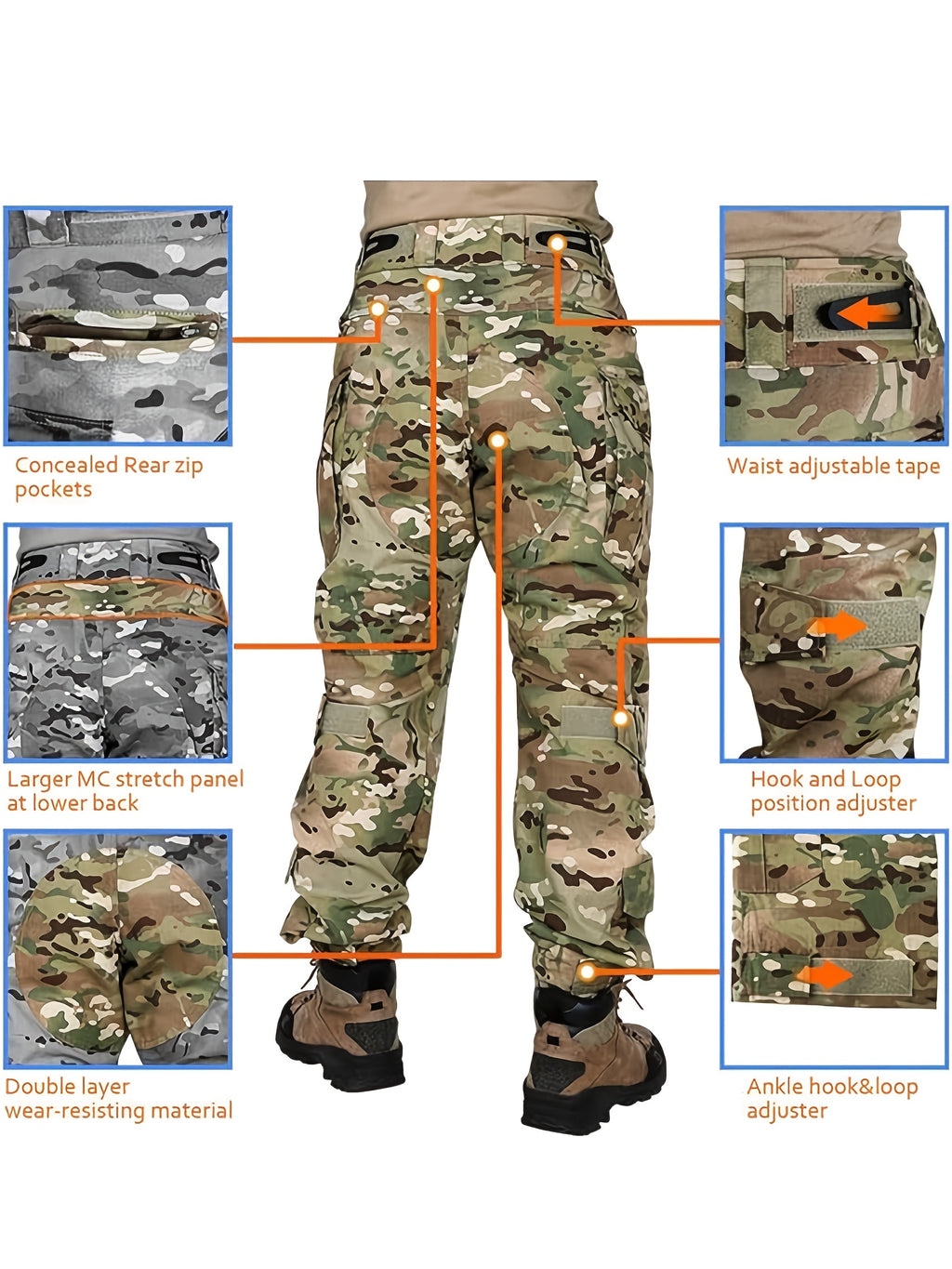 Elite Tactical Camouflage Pants — Rugged, Combat‑Ready, Built for Real Men