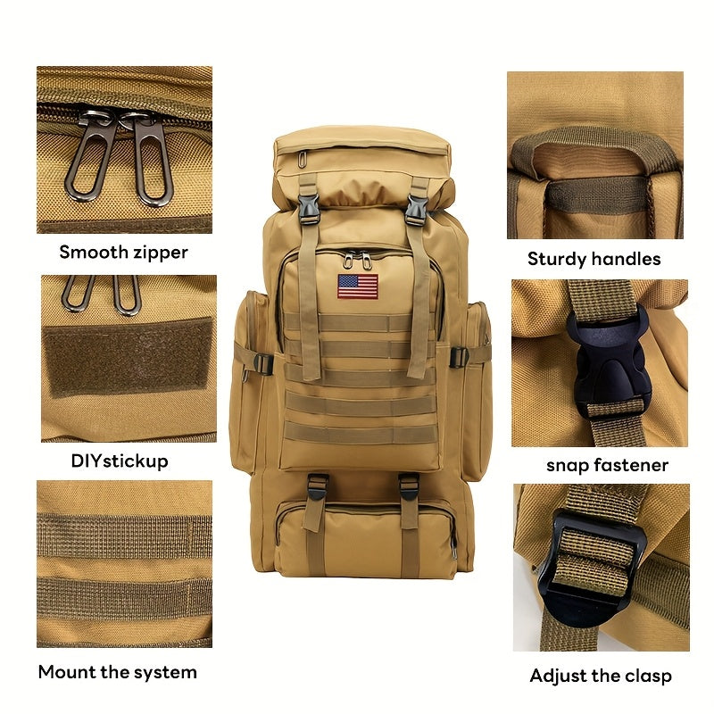 MOLLE 3-Day Assault Pack - Tactical Military Backpack 80L