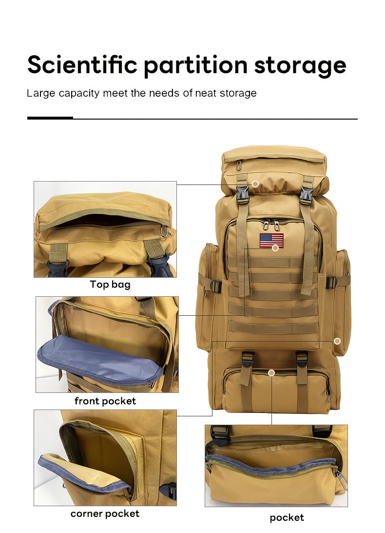 MOLLE 3-Day Assault Pack - Tactical Military Backpack 80L