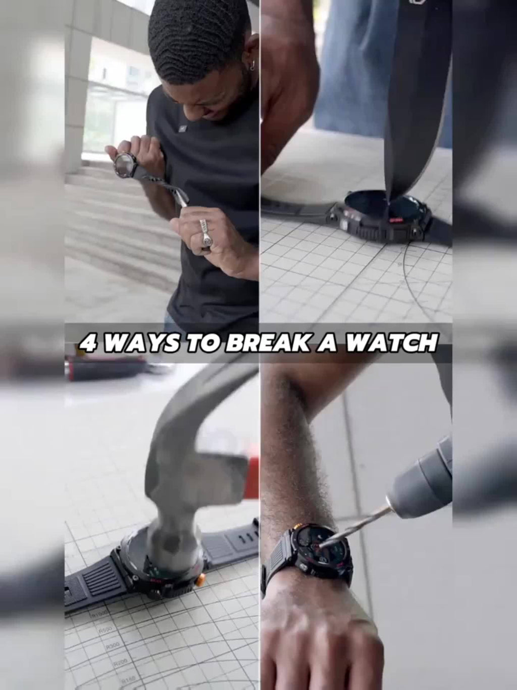 Tactical Smartwatch - Rugged Outdoor Fitness Tracker with Call Function