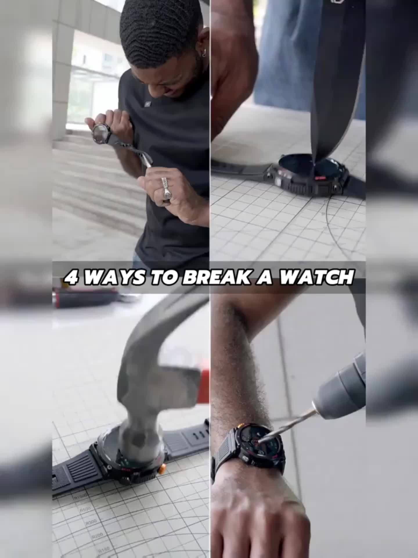 Tactical Smartwatch - Rugged Outdoor Fitness Tracker with Call Function