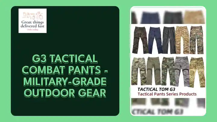 G3 Tactical Combat Pants - Military-Grade Outdoor Gear by@Outfy