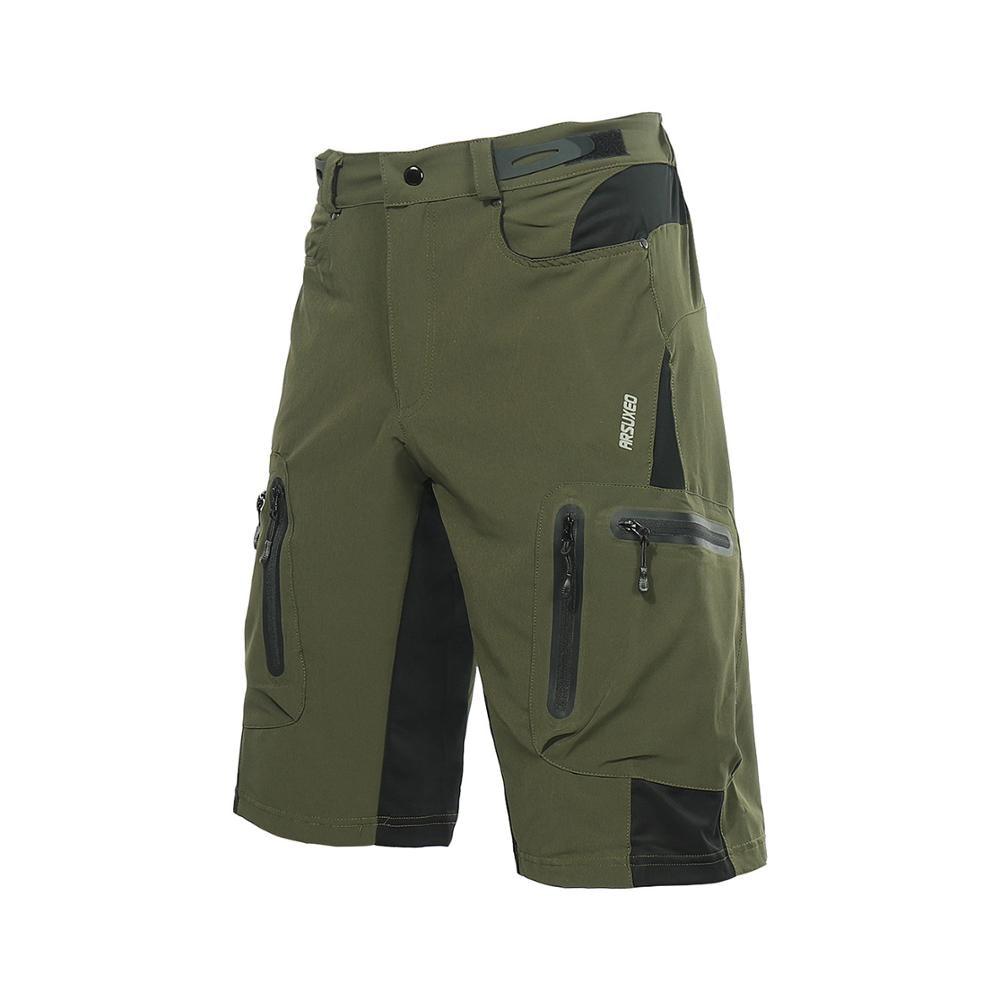 Pantalones Cortos Premium de MTB - Pantalones Cortos de Ciclismo de Rendimiento Resistentes al Agua para Hombre