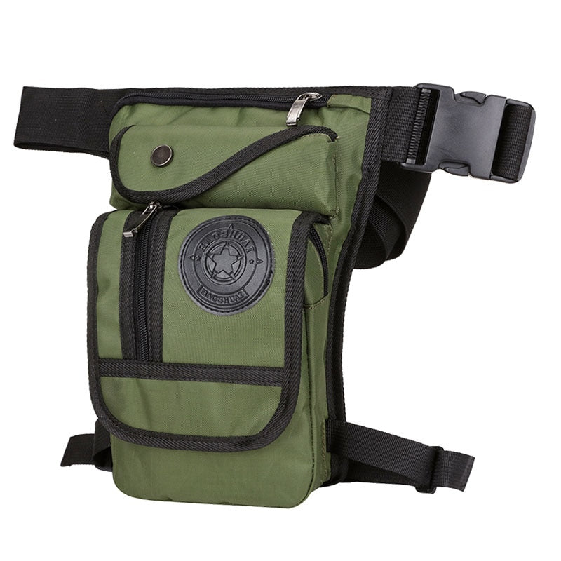 Premium Canvas Tactical Leg Bag - Secure Multi-Purpose Messenger Pack